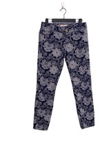 BANANA REPUBLIC Size 25 Skinny Ankle Jeans Floral Print  - £9.66 GBP