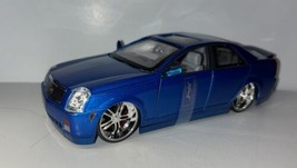 Jada Toys Dub City 1:24 Scale Metallic Blue 2002 Cadillac CTS - £17.91 GBP