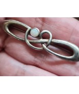 Spilla antica vintage anni &#39;50 in argento sterling celtico con opale -... - $93.86