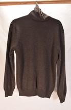 Zara Mens Cashmere Turtleneck Brown Sweater M NWT - $188.10