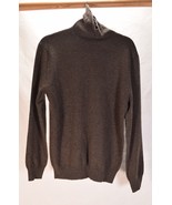 Zara Mens Cashmere Turtleneck Brown Sweater M NWT - $257.26 CAD