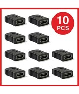 10 x HDMI to HDMI Coupler Extender Female Joiner Adapter Coupling Connec... - $20.85 CAD