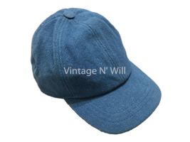 Lucky Brand Mens Baseball Cap Vintage Washed Indigo Blue Adjustable Dad Hat - $24.99
