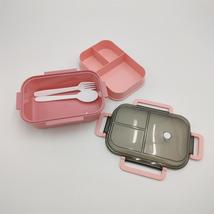 Yuxuanmomo Bento boxes Lunch Box for Adults Men Women with Utensils, Pink - £17.52 GBP