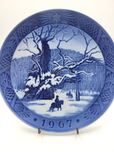 1967 Christmas Plate Kai Lange The Royal Oak by Royal Copenhagen Denmark - £27.93 GBP