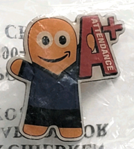 Amazon Peccy A+ Attendance Mascot Pin Employee Recognition Promo Collect... - $241.73 MXN