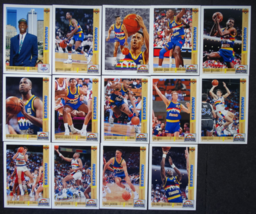 1991-92 Upper Deck Series 1 Denver Nuggets Team Set Of 14 Basketball Cards - £2.39 GBP