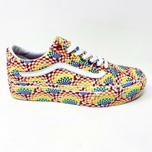Vans Old Skool Platform (Pride) Multi True White Multi LGBTQ Womens Casual Shoes - £52.20 GBP