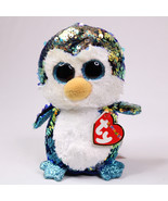 Rare TY Flippables Sequins Plush PAYTON The Penguin 2018 Limited Series ... - $9.74