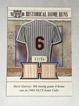 ⚾️2022 Leaf Lumber Steve Garvey Historical Home Runs Bat Card 17/35 - £58.72 GBP