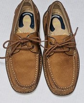 Nunn Bush Leather Boat Shoes 2-Eye Lace Up Comfort Gel Memory Foam Mens ... - $32.72 CAD