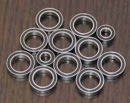 (12pcs) Schumacher Nitro 21 Xtr / Nitro 21 XTR-3E Rubber Sealed Ball Bearing Set - £7.83 GBP