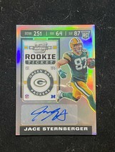 Jace Sternberger 2019 Panini Optic Contenders Football Rc Auto Rookie Ticket - £14.56 GBP