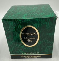 Christian Dior Poison Perfume Sublime Powder 7oz 200g Vintage Sealed and... - $355.91