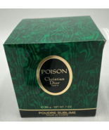 Christian Dior Poison Perfume Sublime Powder 7oz 200g Vintage Sealed and... - £283.66 GBP