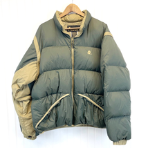 Rocky Mens 2XL Down Puffer Convertible Jacket Vest Olive Green Tan Winte... - $82.05