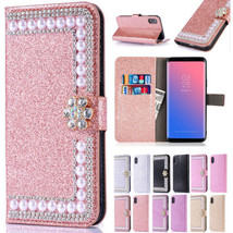 For Samsung J5 J7 Pro J8 A8 2018 Magnetic Flip Leather Wallet Case Cover - $40.58