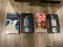 Lot Of 2 Patrick Swayze VHS Tapes Dirty Dancing &amp; Ghost Demi Moore Whoopi - £8.75 GBP