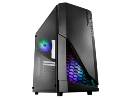 Desktop Gaming Computer PC Affordable Pre-Built System Ryzen SSD RGB Radeon GFX - £535.67 GBP