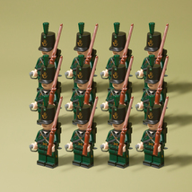 Napoleonic Wars British 95th Rifles Regiment Infantry Soldiers 12pcs Minifigures - £20.04 GBP