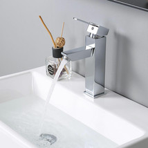 Bathroom Faucet For Vessel Sink Basin Mixer Tap Chrome Aqt0037 - £59.99 GBP