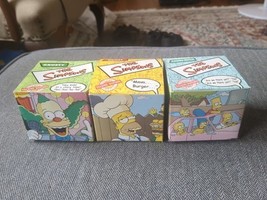 NEW Set of 3 THE SIMPSONS Talking Watches Burger King Promo BK Watch 2002 - £22.30 GBP