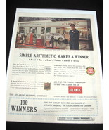 Vintage Atlantic Imperial Gasoline Color Advertisement - 1960&#39;s Atlantic... - £10.17 GBP