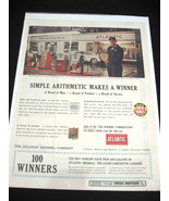 Vintage Atlantic Imperial Gasoline Color Advertisement - 1960&#39;s Atlantic... - $17.81 CAD