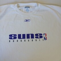 Reebok Phoenix Suns Basketball Men's White Cotton Long Sleeve T-Shirt Size 2XL image 6