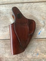 Fits Smith&Wesson J-Frame 2”BBL Handmade Leather Belt Holster Thumb Break image 2