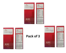 Pack of 3 ALLEN A91 Uterine Fibroids Drops  30ml - $62.96 CAD