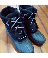 Sperry Duck Boots size 6M women top side Black - $38.35 CAD