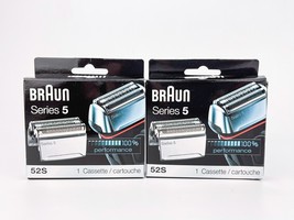 Braun Series 5 52S Electric Shaver Head Replacement Cassette New Sealed Lot Of 2 - $48.33