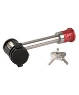 Master Lock Silver and Red Receiver Lock, Stainless Steel Barbell Hitch... - €36,02 EUR