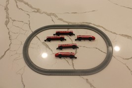 1990 Micro machines bullet train set toy complete with tracks vintage en... - $59.99