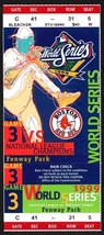 Boston Red Sox 1999 World Series Ticket - £7.86 GBP