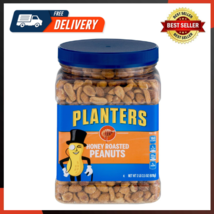 Honey Roasted Peanuts 34.5 Oz. Resealable Jars (Pack Of 2) - Premium Quality - £31.39 GBP
