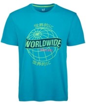 MSRP $25 Id Ideology Men&#39;s Graphic T-Shirt Aqua Size Large - $20.19