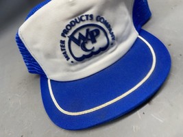 Vintage Water Treatment Controls Co WTC Snapback Trucker Hat Mesh Cap Wo... - $22.65