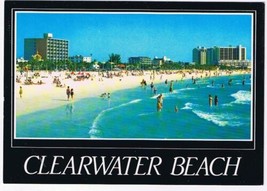Postcard Sparkling Clearwater Beach Florida Gulf Of Mexico  - £2.33 GBP