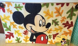 Disney Mickey Mouse Fall Leaves Autumn Colorful  Accent Rug Mat 20x32 New - $18.99