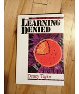 Learning Denied Denny Taylor USED Paperback Book - £1.32 GBP