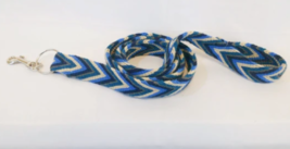 Blue Handmade Wayuu Pet Leash Standard Length - £25.99 GBP