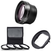 MACRO CLOSE UP Set + TelePhoto Lens + Ring for GoPro Hero 9, Hero9, Hero10, - £23.25 GBP