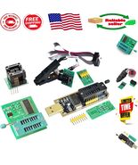 Versatile CH341A USB Programmer with SOIC8 Clip &amp; 1.8V Adapter for Flash... - $490.86 MXN