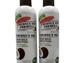 Palmer&#39;s Coconut Oil Formula Hair Milk Smoothie, 8.5 oz Each Lot Of 2 NEW - £39.21 GBP