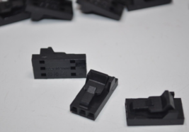 Lot of 55 AMP 104257-2 Connector Rectangular 3 Position Housing Receptacle Black - $39.59