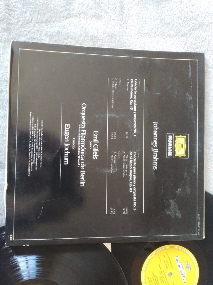 Brahms 2 Concerto Piano Gilels Jochum 1972 - 2 x LP 12" Vinyl G+/VG-
show ori... Item image 3