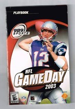 NFL Game Day 2003 Playstation 2 PS2 MANUAL Only - $4.85