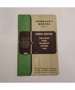 Vintage 1953 John Deere Tractor Disk Harrow Model &quot;SH&quot; Operator&#39;s Manual - $16.71